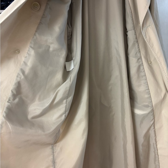 London Fog Beige Double-Breasted Trench Coat - Picture 5 of 6